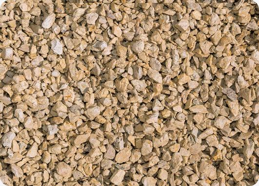 achat de gravier concassé beige dans les landes