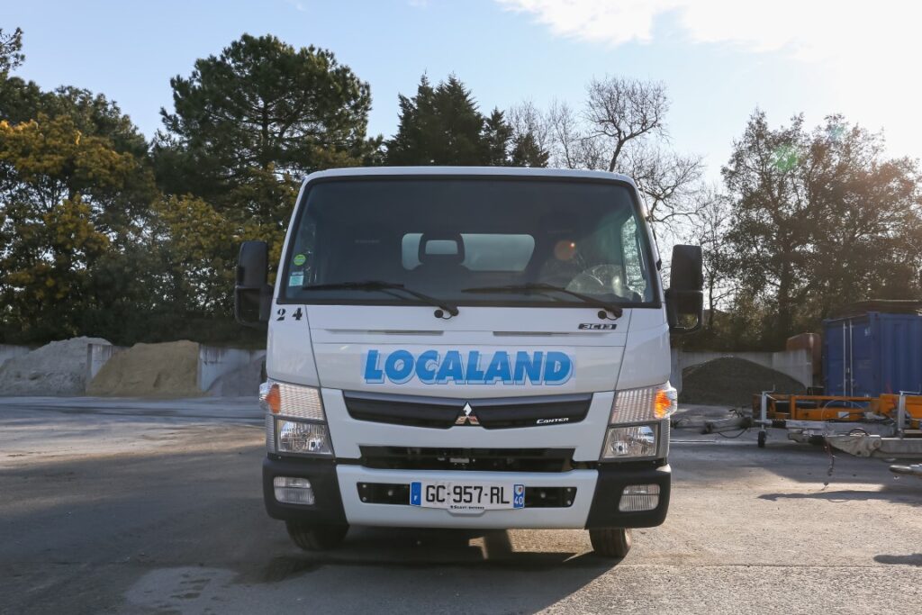 location de camion benne avec localand à soustons ou capbreton dans les landes