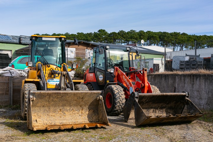 tractupelle en location chez localand dans les landes à capbreton et soustons