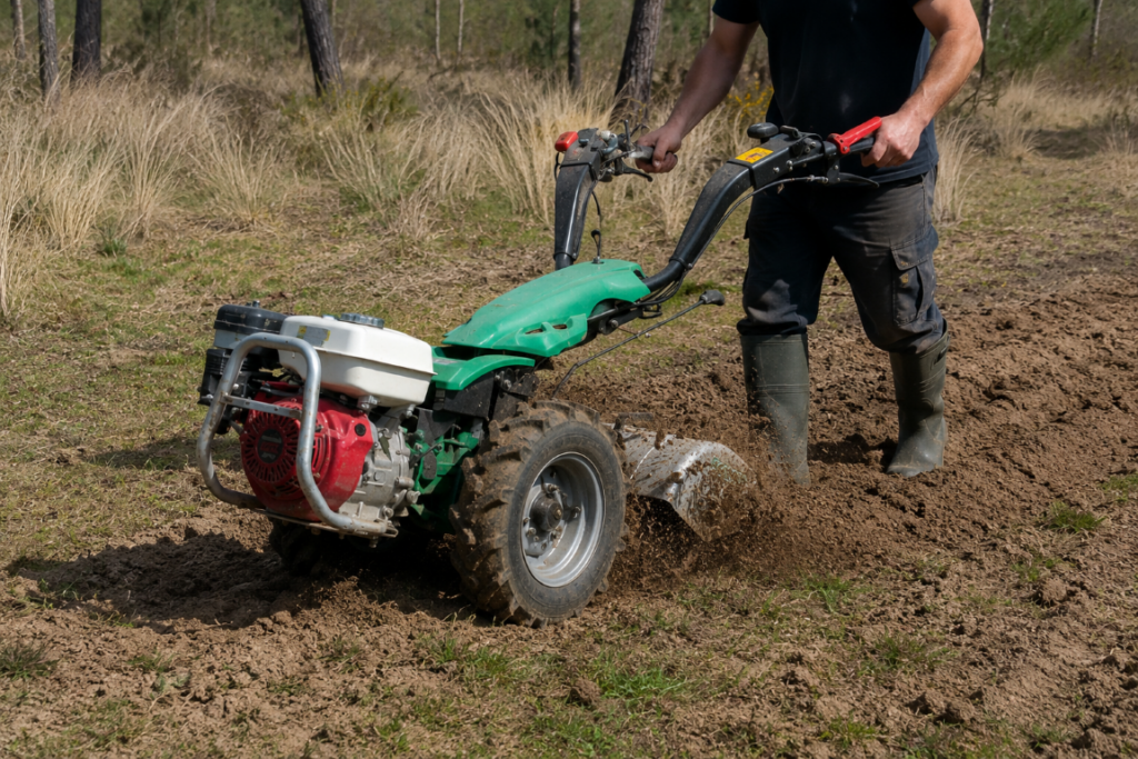 motoculteur en location chez localand dans les landes à capbreton et soustons
